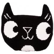 Coussin : Eva Mouton - Chat noir