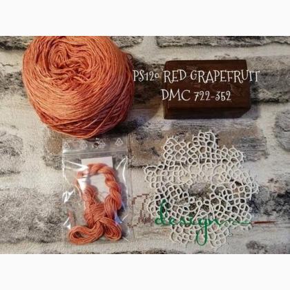 Fil de soie - Red grapefruit