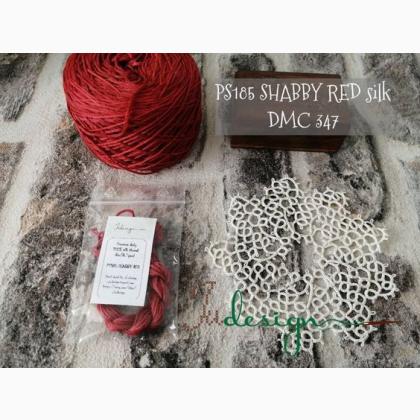 Fil de soie - Shabby red