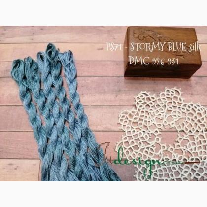 Fil de soie - Stormy blue