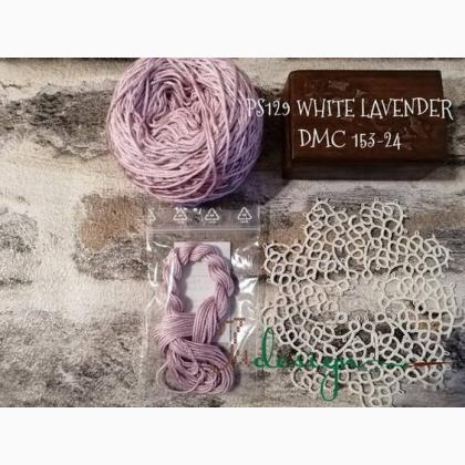 Fil de soie - White lavender