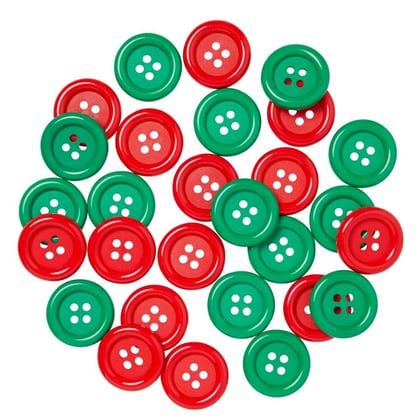 Boutons assortis Blumenthal - Couleurs de Noel