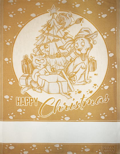 Serviette - Comics - Jaune