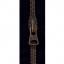 Fermeture glissière spirale noir (400) - old brass