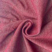 Toile à tablier Bio Coton Polyester - Uni rouge