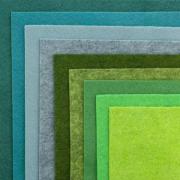 Assortiment de feutrine Jungle 15x15cm.