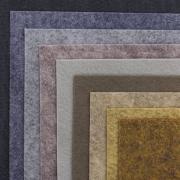 Assortiment de feutrine Mineral 15x15cm.
