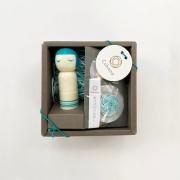 Set Pique-épingles poupée Kokeshi - Vert