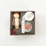 Set Pique-épingles poupée Kokeshi - Rose