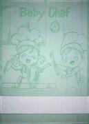 Serviette - Baby Chef - Verte