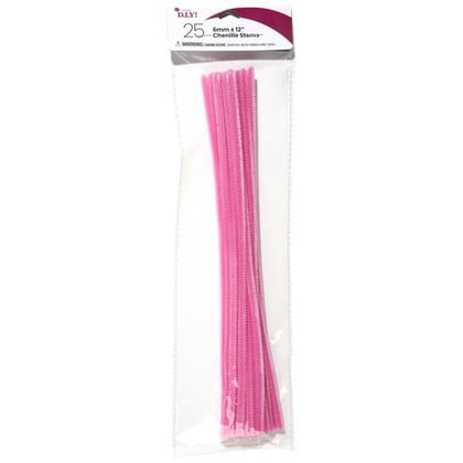 Fils Chenille 6mm - Rose