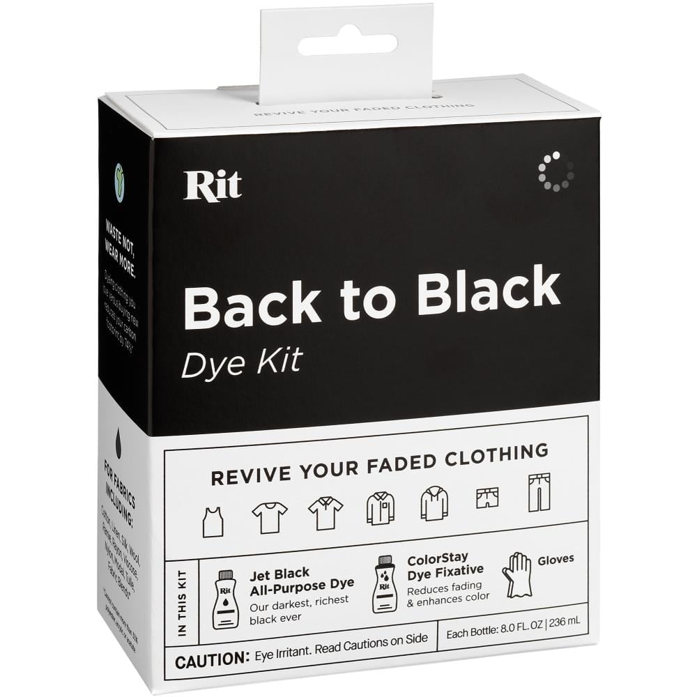 Kit teinture Rit - Back To Black de CasaCenina - Pour la coloration et la  peintur - Décorations, Papier, Couleurs - Casa Cenina