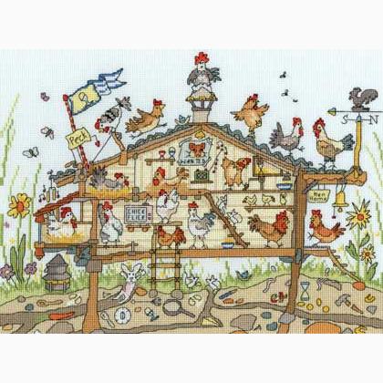 Cut Thru Hen Home