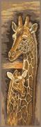 Mother and baby Giraffe - Evenweave