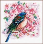 Bird Between Blossom