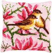 Coussin : Bird and Magnolia