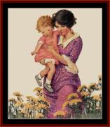 Jesse Willcox Smith - Among the Flowers