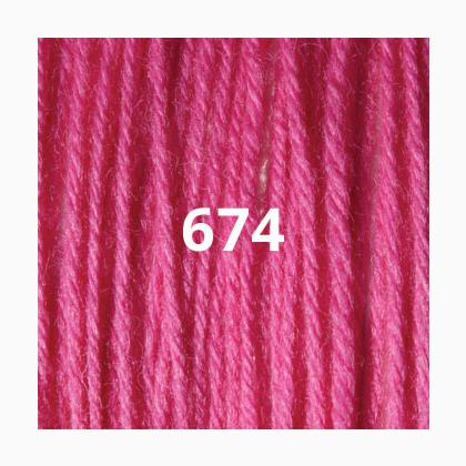 Crewel Wool - Bubble Gum Pink 674