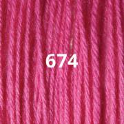 Crewel Wool Hank - Bubble Gum Pink 674