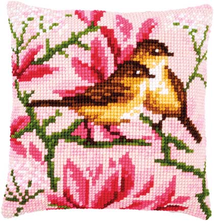 Coussin : Bird and Magnolia