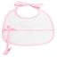 Bavoir - Pois 3D - Porte-tétine - Rose