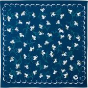 Organic Furoshiki - Yumeji Takehisa Lily Navy Blue
