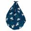 Organic Furoshiki - Yumeji Takehisa Lily Navy Blue