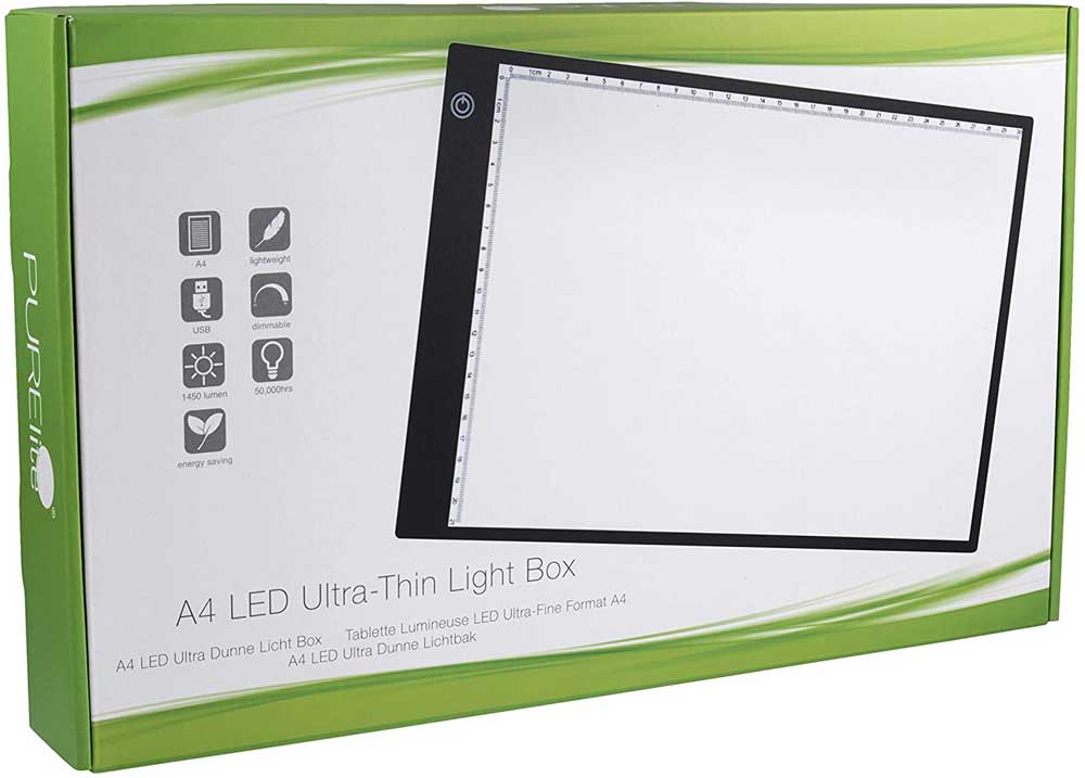 12€03 sur Tablette Lumineuse A4 LED Light Super Mince avec Cable