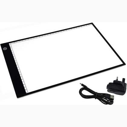 Tablette lumineuse A4 avec LED