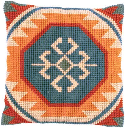 Coussin : Motifs Kelim 1