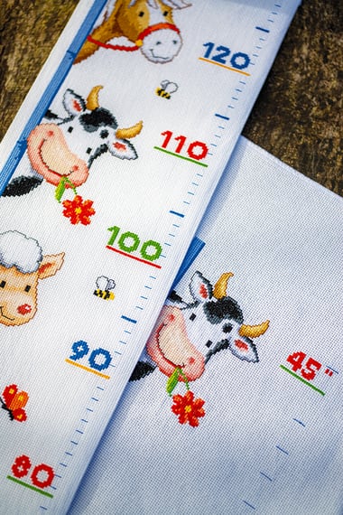 Mètre pour enfants - Des animaux de ferme