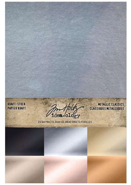 Idea-Ology Papier Kraft - Couleurs Classiques Métalliques