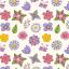 Mini Flowers Creme