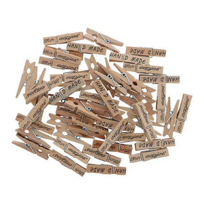 Pinces à linge en bois - 45mm