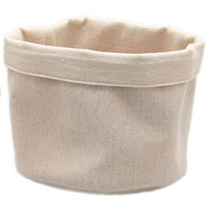 Panier rond en toile