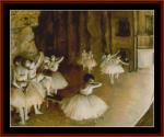 Degas - Ballet Rehearsal on Stage
