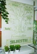 Serviette - Arbre - olive verte