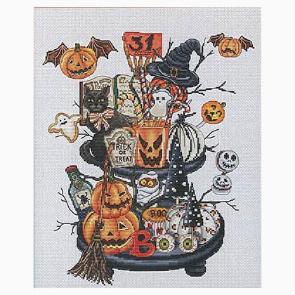 Halloween Candy Shelf
