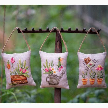 Déco coussin - Jardin 2 lot de 3