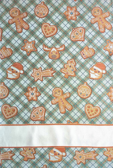 Serviette - Cookies - Écossais Vert