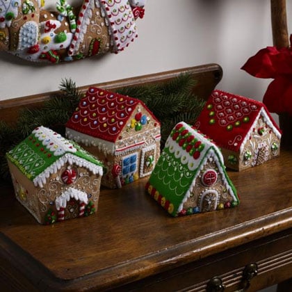 Kit décorations en feutrine - Gingerbread Christmas