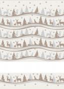 Serviette - Alaska Lurex - Argent