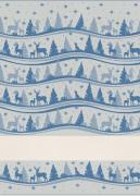 Serviette - Alaska Lurex - Bleue