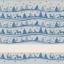 Serviette - Alaska Lurex - Bleue