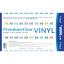 Superficie vinylique transparente premium taille 16