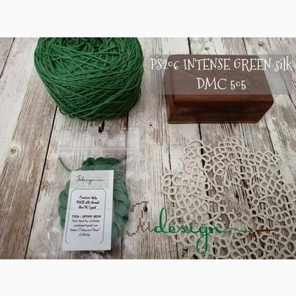 Fil de soie - Intense Green