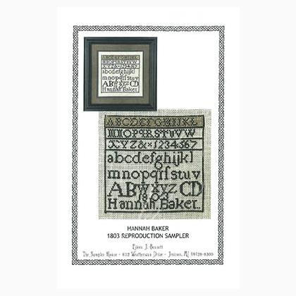 Hannah Baker 1803 Sampler