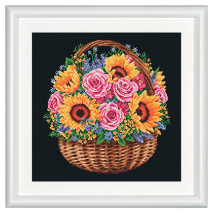 Flower Basket - Noir