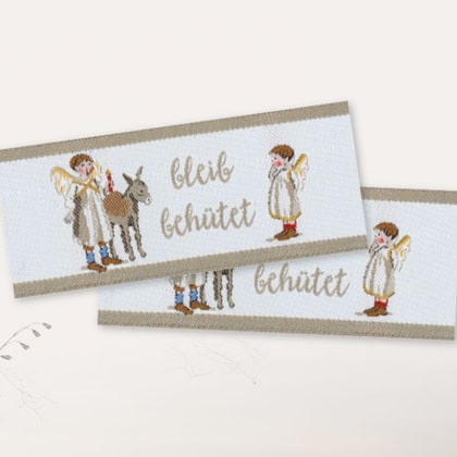 Étiquette textile - Bleib behütet
