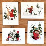Pack de cartes de Noël - Jour de neige